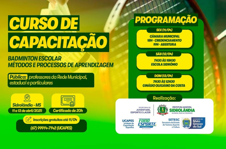 Divulgação/ Prefeitura de Sidrolândia